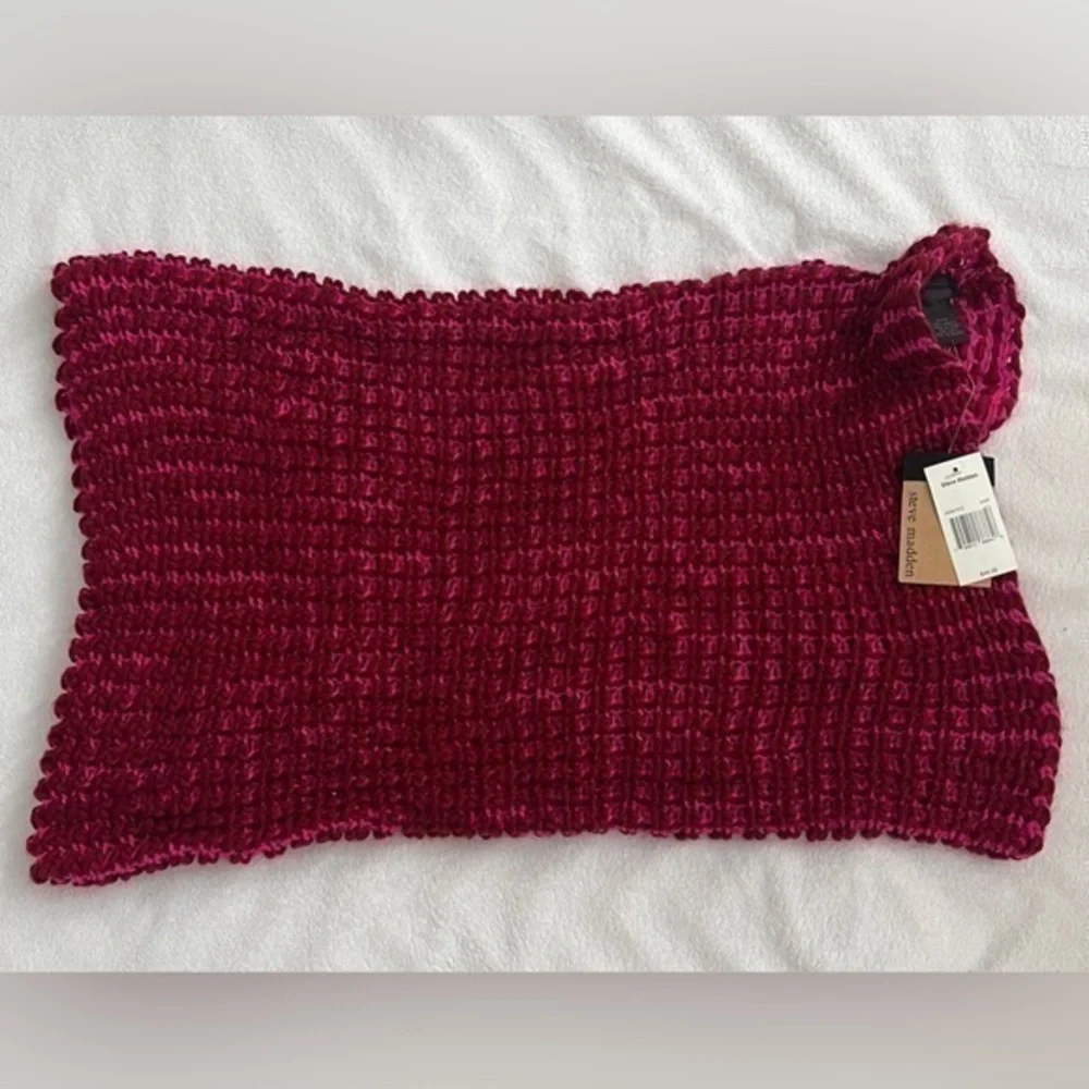 Steve Madden Pink Cowl Scarf